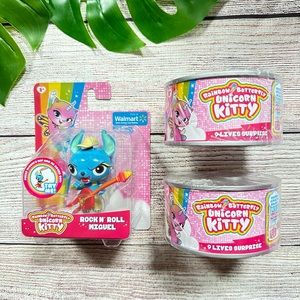 Rainbow Butterfly Unicorn Kitty Surprise Can Lot NEW